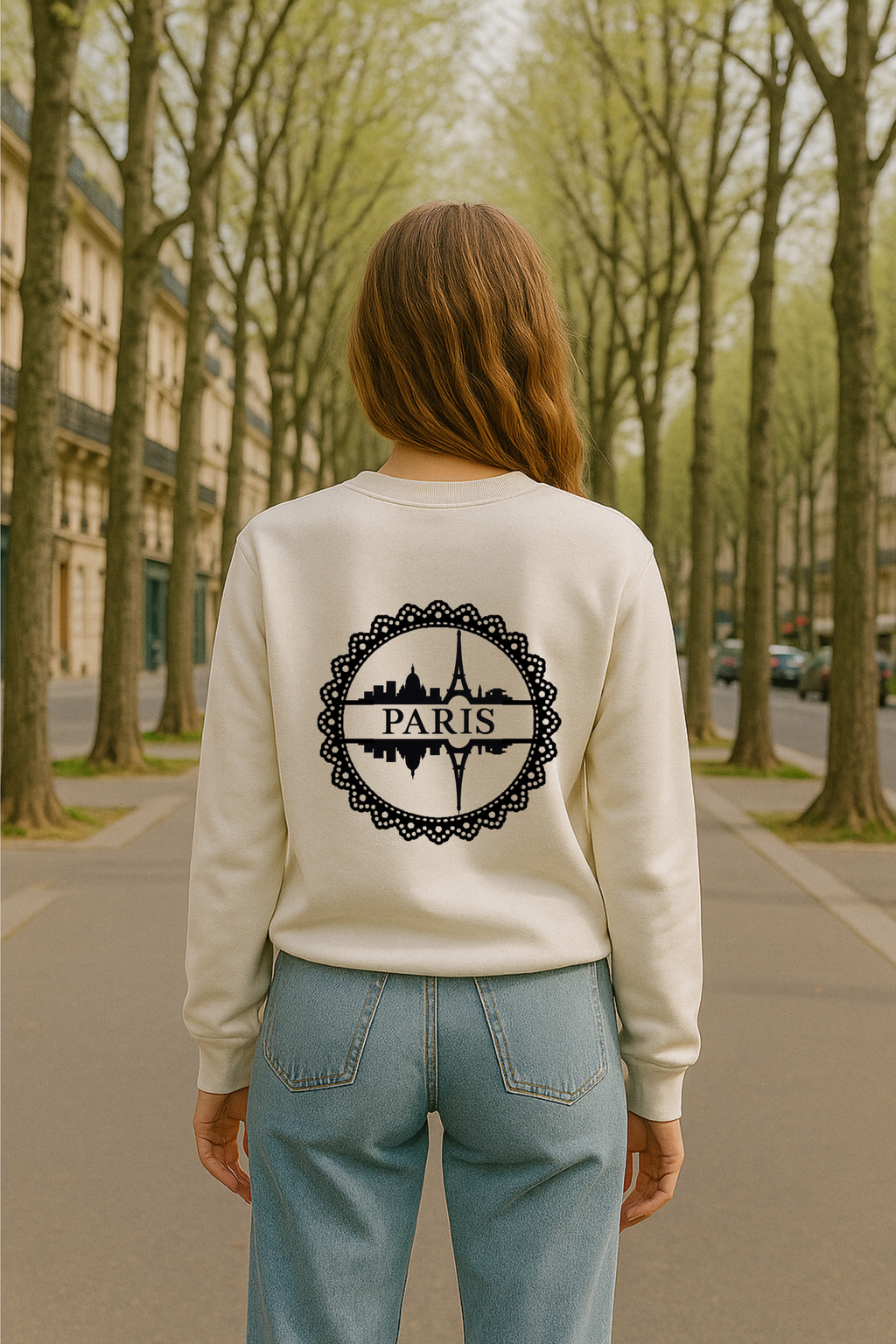 Paris Crewneck — Macaroon Edition