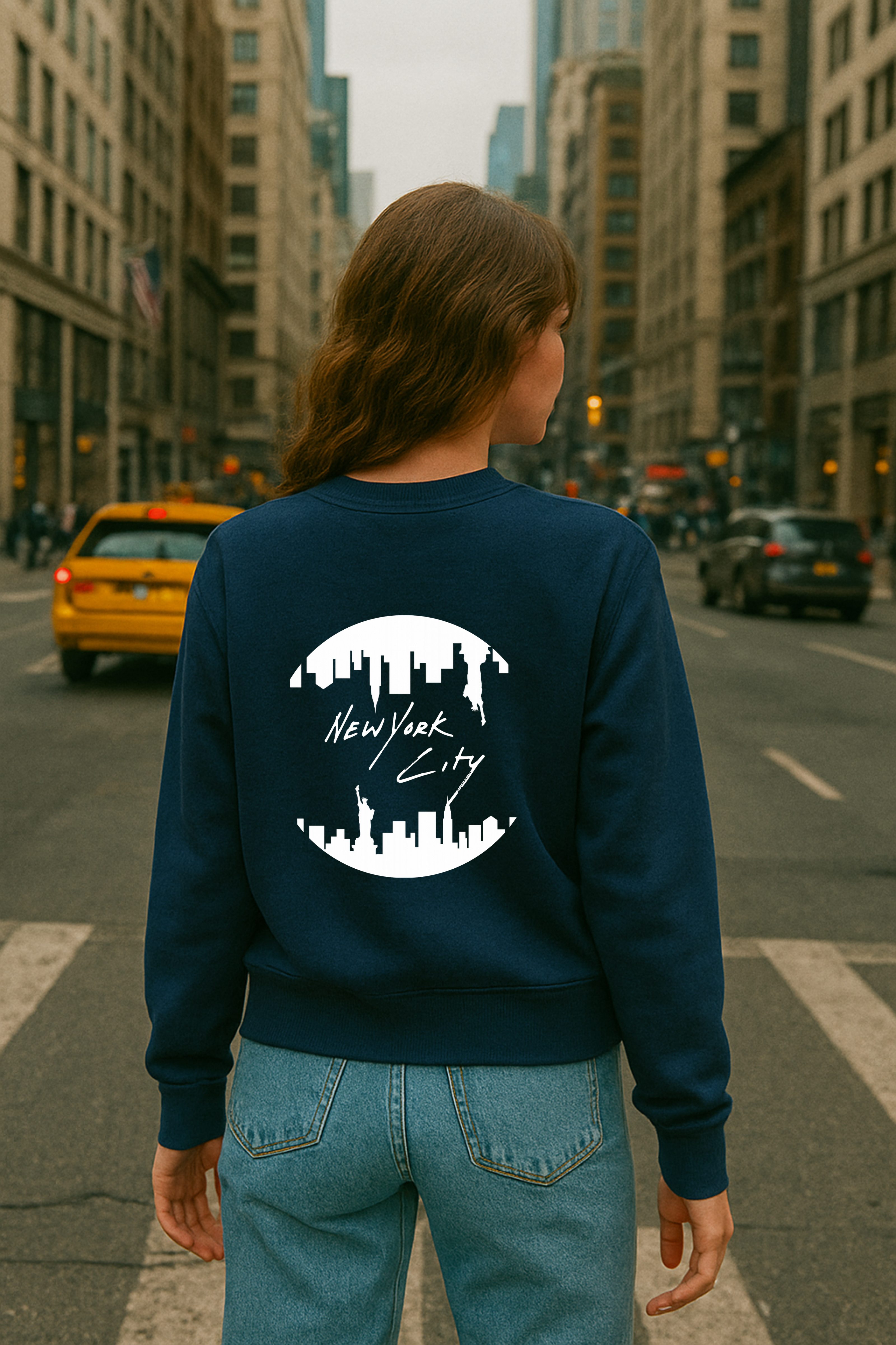 NYC Crewneck — Yellow Taxi Edition